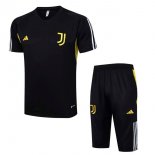Camiseta Entrenamiento Juventus Conjunto Completo 2023-2024 Negro