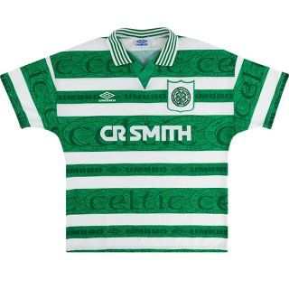 1ª Equipación Replica Camiseta Celtic Retro 1995 1997 Verde 1ª Equipación Replica Camiseta Celtic Retro 1995 1997 Verde