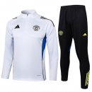 Sudadera De Training Manchester United 2025-2026 Blanco 5  Sudadera De Training Manchester United 2025-2026 Blanco 5