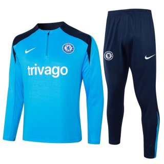 Sudadera De Training Chelsea 2024-2025 Azul Sudadera De Training Chelsea 2024-2025 Azul