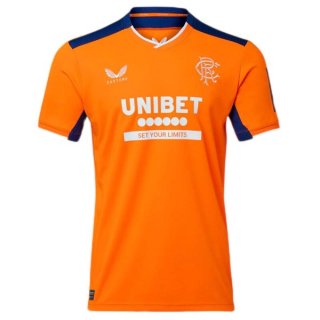 Tailandia Camiseta Rangers 3ª Equipación 2022-2023 Naranja Tailandia Camiseta Rangers 3ª Equipación 2022-2023 Naranja
