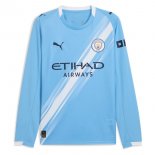 Tailandia Camiseta Manchester City 1ª Equipación ML 2025-2026