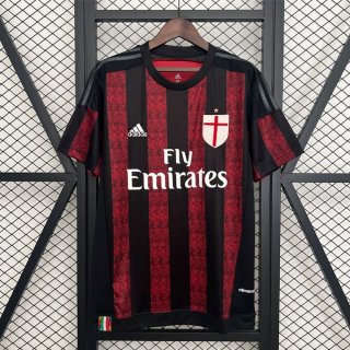 Tailandia Camiseta AC Milan 1ª Equipación Retro 2015-2016