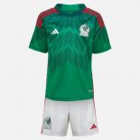 Camiseta México 1ª Equipación Niño 2022-2023 Azul