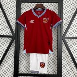 Camiseta West Ham 1ª Equipación Niño 2025-2026
