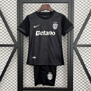 Camiseta Sporting Lisbon Special Edition Niño 2025-2026 Negro Camiseta Sporting Lisbon Special Edition Niño 2025-2026 Negro