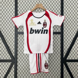 Camiseta AC Milan 2ª Equipación Retro Niño 2006 2007 Camiseta AC Milan 2ª Equipación Retro Niño 2006 2007