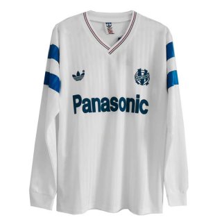 1ª Equipación Replica Camiseta Marsella ML Retro 1990 Blanco 1ª Equipación Replica Camiseta Marsella ML Retro 1990 Blanco