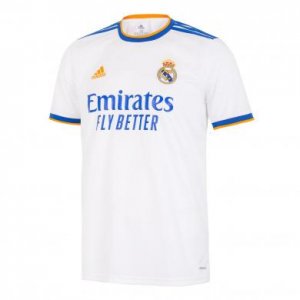 1ª Equipación Replica Camiseta Real Madrid 2021-2022 Blanco