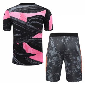 Camiseta Entrenamiento Juventus Conjunto Completo 2021-2022 Rosa Negro