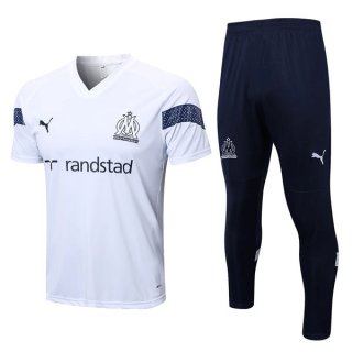 Entrenamiento Marsella Conjunto Completo 2022-2023 Blanco Azul Entrenamiento Marsella Conjunto Completo 2022-2023 Blanco Azul