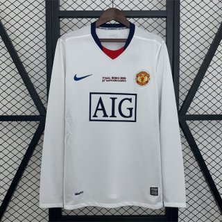 Camiseta M-U 2ª Retro Champions League ML 2008-2009 Camiseta M-U 2ª Retro Champions League ML 2008-2009