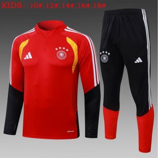 Ninos Sudadera De Training Alemania 2026-2027 Rojo