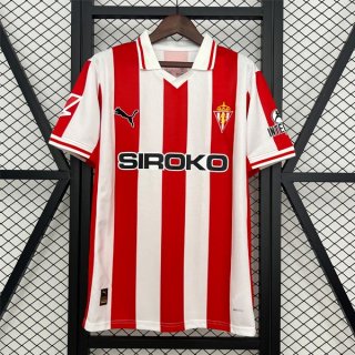 Tailandia Camiseta Sporting Gijon 1ª Equipación 2025-2026