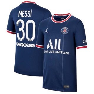 1ª Equipación Camiseta Paris Saint Germain NO.30 Messi 2021-2022 1ª Equipación Camiseta Paris Saint Germain NO.30 Messi 2021-2022