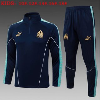 Ninos Sudadera De Training Marsella 2026-2027 Azul 3