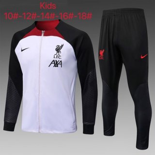 Ninos Chandal Liverpool 2022-2023 Blanco Negro Ninos Chandal Liverpool 2022-2023 Blanco Negro
