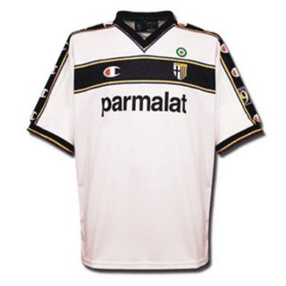 2ª Equipación Replica Camiseta Parma Champion Retro 2002 2003 Blanco 2ª Equipación Replica Camiseta Parma Champion Retro 2002 2003 Blanco