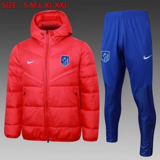 Abrigo Plumón Atletico Madrid Conjunto Completo 2024-2025 Rojo Abrigo Plumón Atletico Madrid Conjunto Completo 2024-2025 Rojo