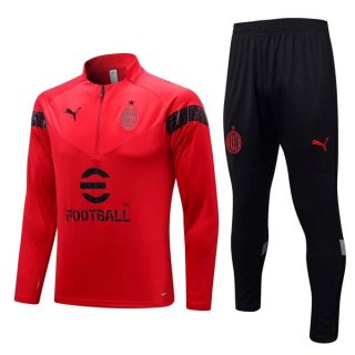 Sudadera De Training AC Milan 2023-2024 Rojo Sudadera De Training AC Milan 2023-2024 Rojo