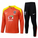 Sudadera De Training Brasil 2026-2027 Naranja Sudadera De Training Brasil 2026-2027 Naranja