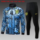 Ninos Chandal Brasil 2024-2025 Azul