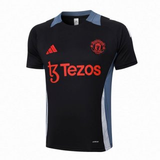 Camiseta Entrenamiento Manchester United 2024-2025 Negro Camiseta Entrenamiento Manchester United 2024-2025 Negro