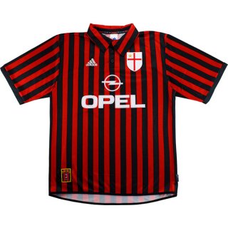 1ª Equipación Replica Camiseta AC Milan Retro 1999-2000 Rojo 1ª Equipación Replica Camiseta AC Milan Retro 1999-2000 Rojo