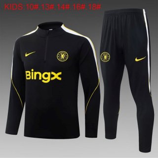 Ninos Sudadera De Training Chelsea 2026-2027 Negro 3