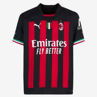 Tailandia Camiseta AC Milan 1ª Equipación 2022-2023 Tailandia Camiseta AC Milan 1ª Equipación 2022-2023