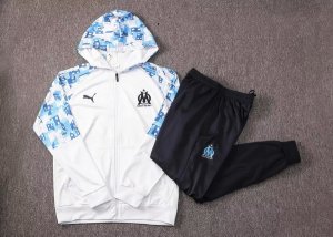 Chandal Con Capucha Marsella 2021-2022 Blanco