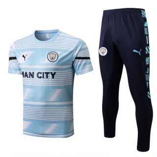 Camiseta Manchester City Conjunto Completo 2022-2023 Azul Camiseta Manchester City Conjunto Completo 2022-2023 Azul