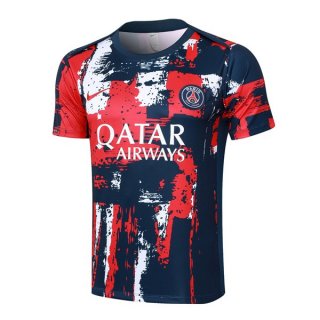Camiseta Entrenamiento PSG 2024-2025 Rojo Azul Camiseta Entrenamiento PSG 2024-2025 Rojo Azul