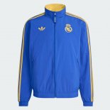 Chaqueta cortavientos reversible Real Madrid 2026 Chaqueta cortavientos reversible Real Madrid 2026