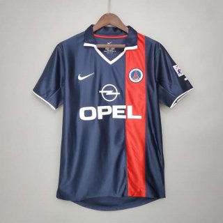 Tailandia Camiseta Paris Saint Germain 2ª Equipación Retro 2001 2002 Tailandia Camiseta Paris Saint Germain 2ª Equipación Retro 2001 2002