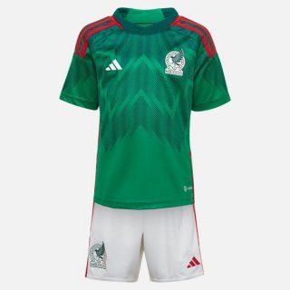 Camiseta México 1ª Equipación Niño 2022-2023 Azul Camiseta México 1ª Equipación Niño 2022-2023 Azul