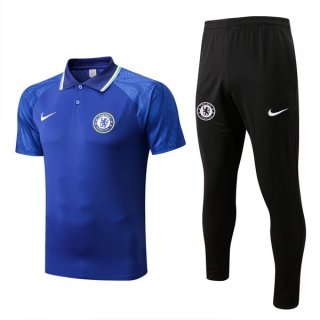 Polo Chelsea Conjunto Completo 2022-2023 Azul Polo Chelsea Conjunto Completo 2022-2023 Azul