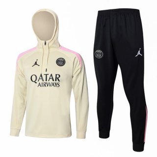 Sudadera Con Capucha PSG 2024-2025 Amarillo Rosa 3 Sudadera Con Capucha PSG 2024-2025 Amarillo Rosa 3
