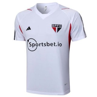 Camiseta Entrenamiento Sao Paulo 2023-2024 Blanco 2 Camiseta Entrenamiento Sao Paulo 2023-2024 Blanco 2
