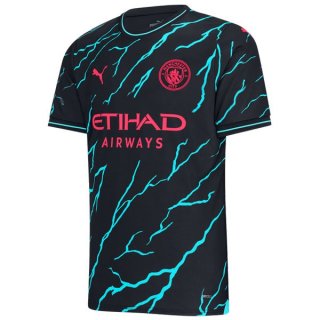Tailandia Camiseta Manchester City 2ª Equipación 2023-2024 Tailandia Camiseta Manchester City 2ª Equipación 2023-2024