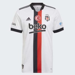 1ª Equipación Replica Camiseta Besiktas 2021-2022 Blanco 1ª Equipación Replica Camiseta Besiktas 2021-2022 Blanco