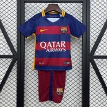 Camiseta Barcelona 1ª Equipación Niño Retro 2015-2016