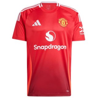 Tailandia Camiseta Manchester United 1ª Equipación 2024-2025 Tailandia Camiseta Manchester United 1ª Equipación 2024-2025
