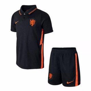 2ª Equipación Camiseta Países Bajos Niño 2020 Negro 2ª Equipación Camiseta Países Bajos Niño 2020 Negro