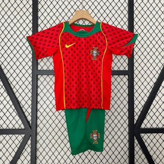 Camiseta Portugal 1ª Equipación Niño Retro 2004 Camiseta Portugal 1ª Equipación Niño Retro 2004