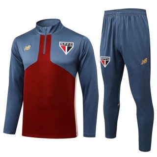 Sudadera De Training Sao Paulo 2025-2026 Rojo Gris Sudadera De Training Sao Paulo 2025-2026 Rojo Gris