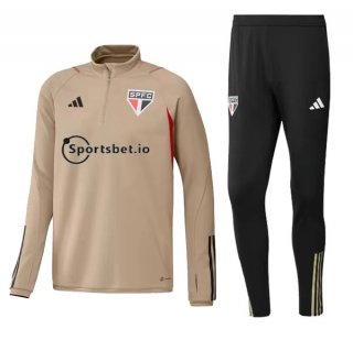 Sudadera De Training Sao Paulo 2023-2024 Amarillo Sudadera De Training Sao Paulo 2023-2024 Amarillo