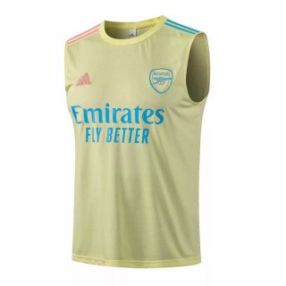 Camiseta Arsenal Sin Mangas 2021-2022 Amarillo Camiseta Arsenal Sin Mangas 2021-2022 Amarillo