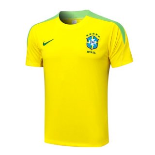 Camiseta Entrenamiento Brasil 2024-2025 Amarillo Verde Camiseta Entrenamiento Brasil 2024-2025 Amarillo Verde