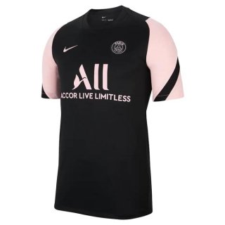 Camiseta Entrenamiento Paris Saint Germain 2021-2022 Negro Rosa Camiseta Entrenamiento Paris Saint Germain 2021-2022 Negro Rosa
